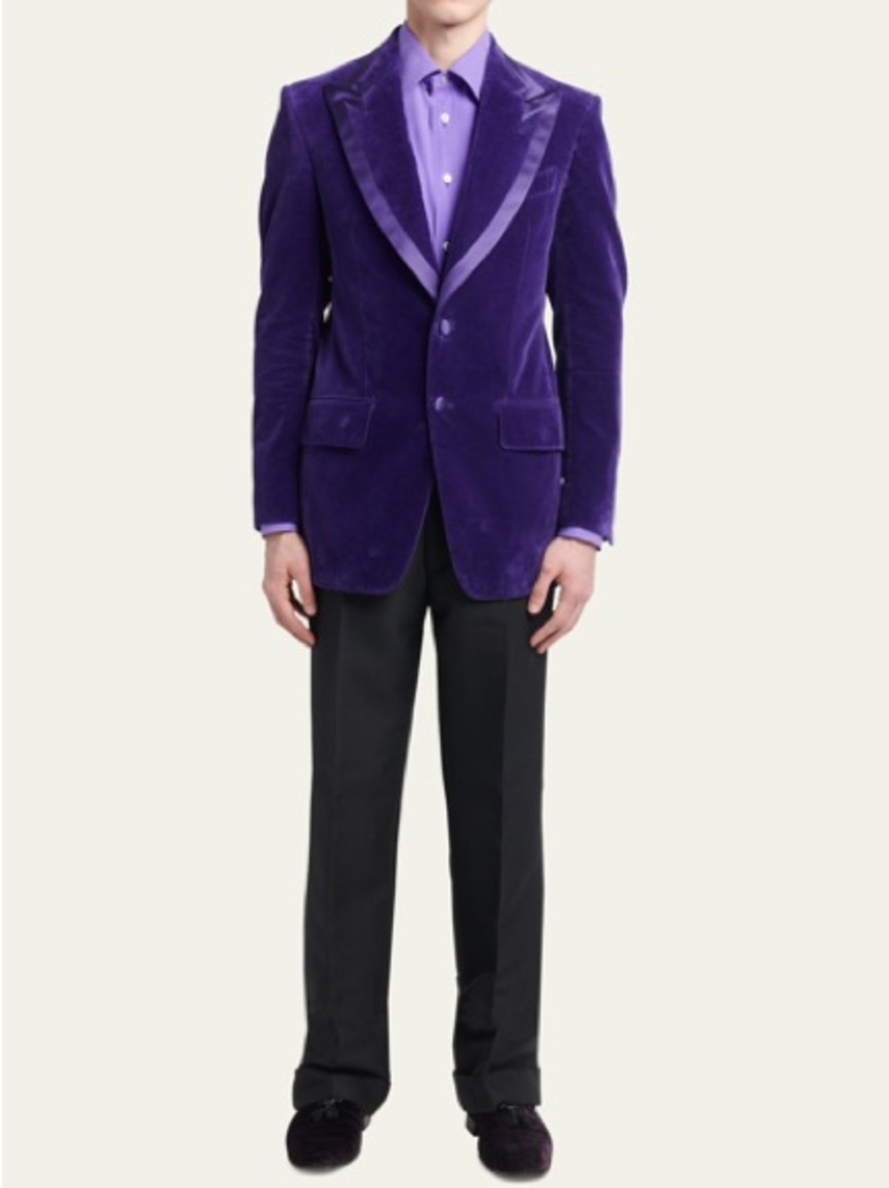 Tom Ford Deep Purple Velvet Blazer
